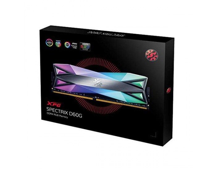 ADATA DESKTOP RAM 32GB DDR4 3600 MHZ (16GBX2) (SPECTRIX D60G RGB)